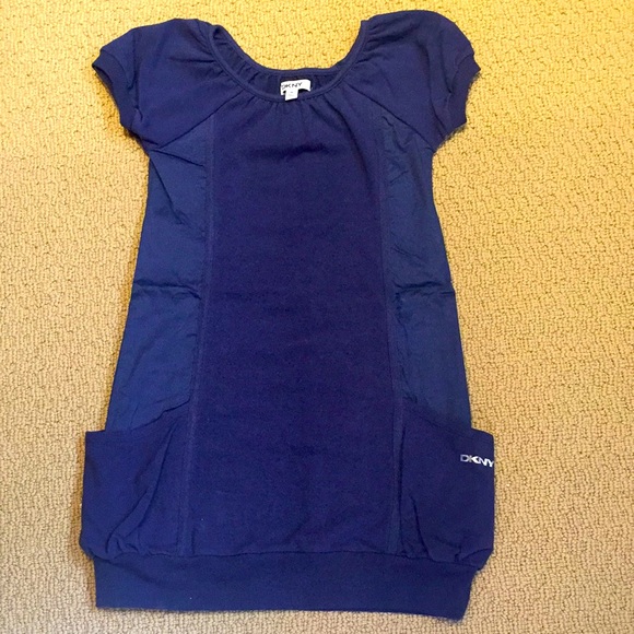 Dkny girls dress navy - Picture 1 of 3